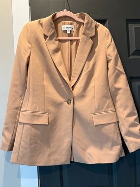 The Drop Women's Single-Button Blazer in Camel